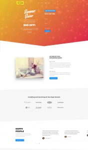 landing page